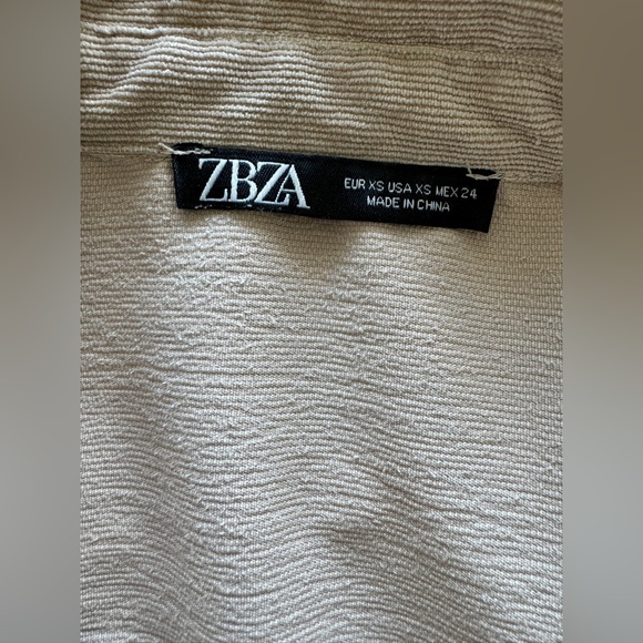 zara cream blouse - Picture 7 of 8